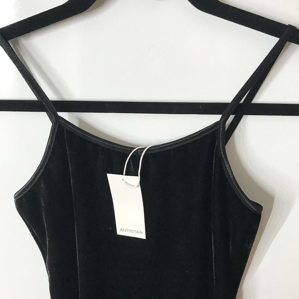 Anistar Black Velvet Evening dress